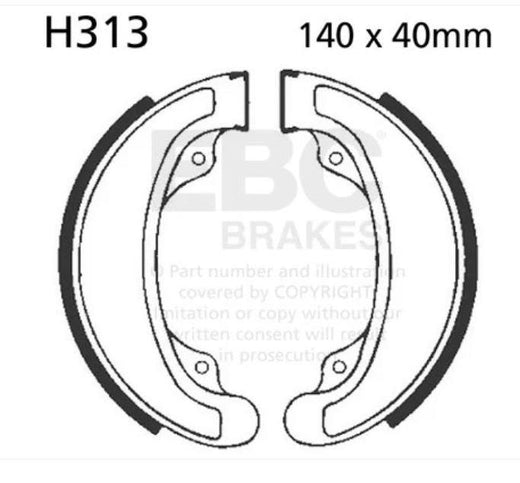EBC Brakes, Brake shoe - H313