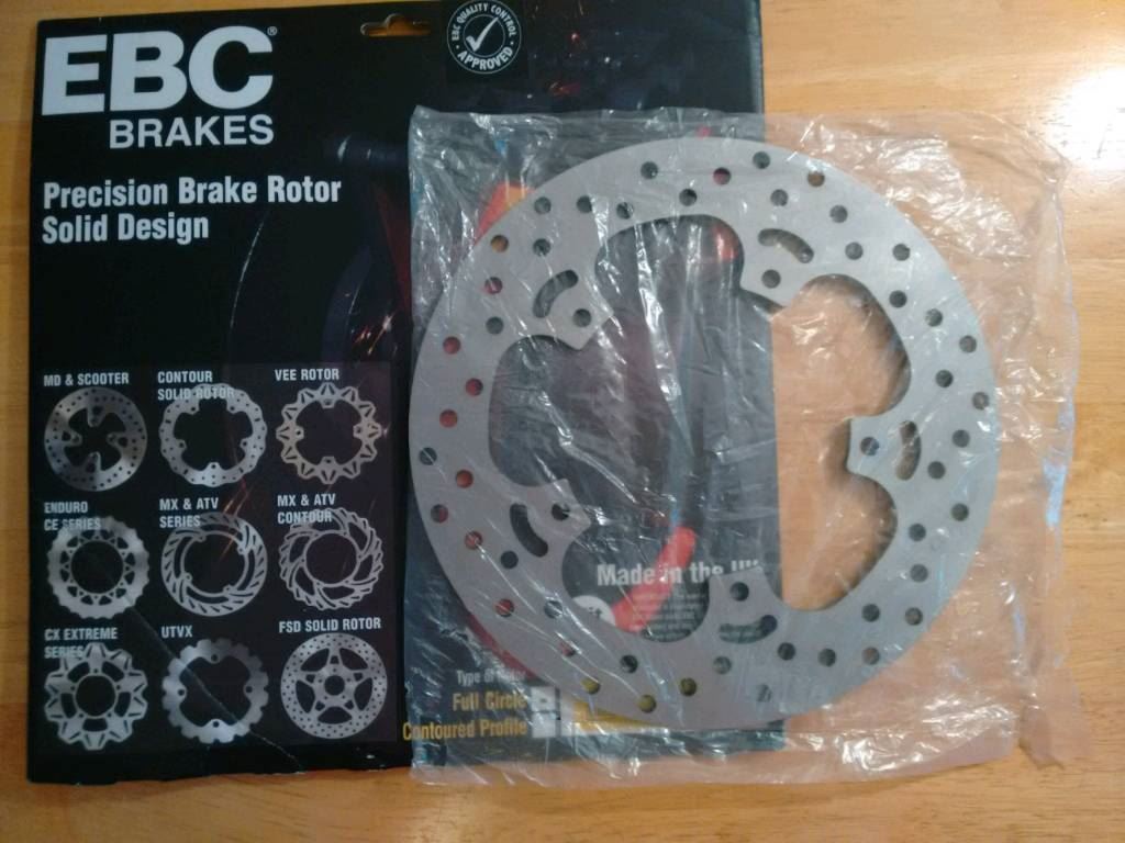 EBC Brakes MD-Series scooter brake disc MD9102D with ventilated design for enhanced braking performance.