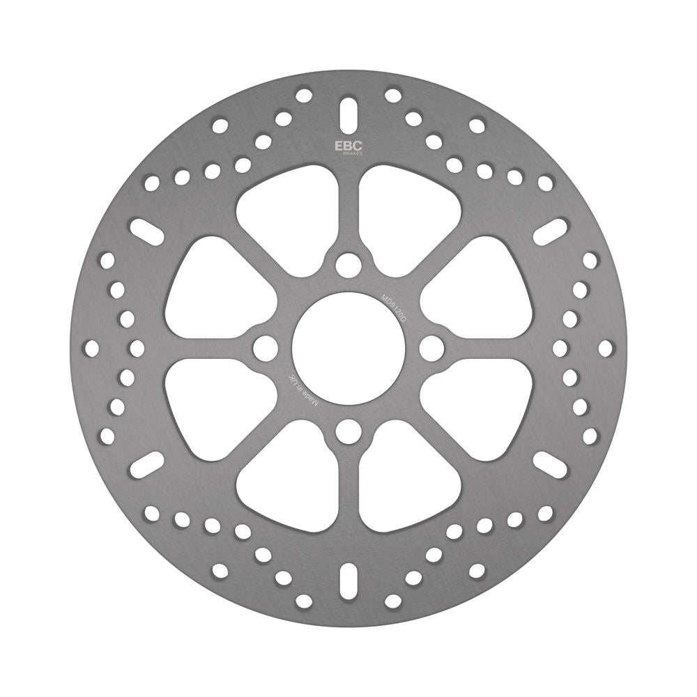EBC Brakes MD-Series scooter brake disc MD9120D with vented design for enhanced stopping power and durability.