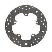 EBC MD-Series scooter brake disc MD9169D showing a silver metal disc with vented design for motorcycle braking performance.