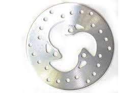 EBC Brakes MD-Series scooter brake disc MD992D with ventilated design and drilled holes for improved braking performance.