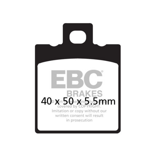 EBC Brakes Motorcycles Dirt Sintered Brake Pad - FA047/2R