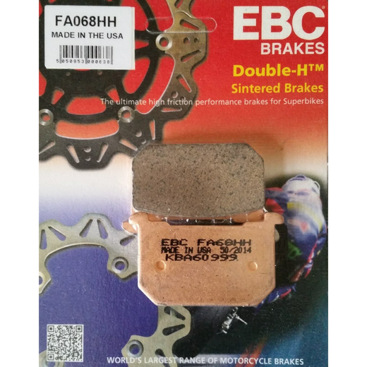 EBC Brakes Motorcycles HH Sintered Brake Pad - FA068HH