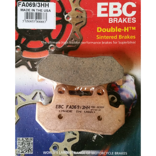 EBC Brakes Motorcycles HH Sintered Brake Pad - FA069/3HH
