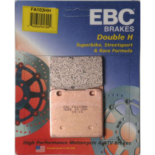 EBC Brakes Motorcycles HH Sintered Brake Pad - FA103HH