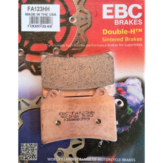 EBC Brakes Motorcycles HH Sintered Brake Pad - FA123HH