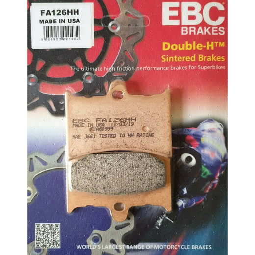 EBC Brakes Motorcycles HH Sintered Brake Pad - FA126HH
