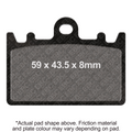 EBC Brakes Motorcycles HH Sintered Brake Pad - FA180HH