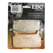 EBC Brakes motorcycle HH Sintered Brake Pad FA201HH showing the metal backing and friction surface for high-performance stopping power.