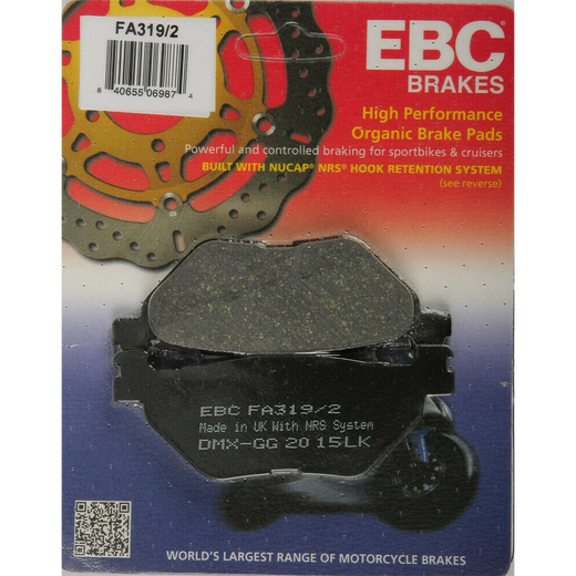 EBC Brakes Motorcycles HH Sintered Brake Pad - FA319/2HH