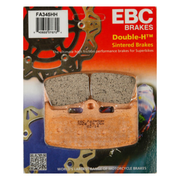EBC Brakes Motorcycle HH Sintered Brake Pad FA345HH with metallic friction surface and mounting hardware