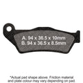 EBC Brakes Motorcycles HH Sintered Brake Pad - FA671HH