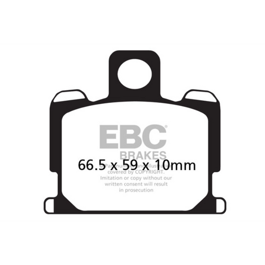 EBC Brakes Motorcycles Organic Brake Pad -  FA070S