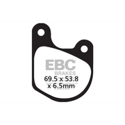 EBC Brakes Motorcycle Organic Brake Pad FA071 showing the brake pad with branding and friction surface for effective stopping.
