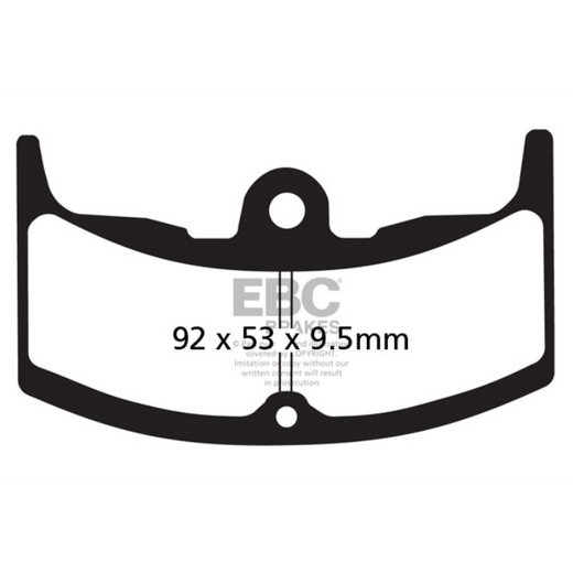 EBC Brakes Motorcycles Organic Brake Pad -  FA080/2