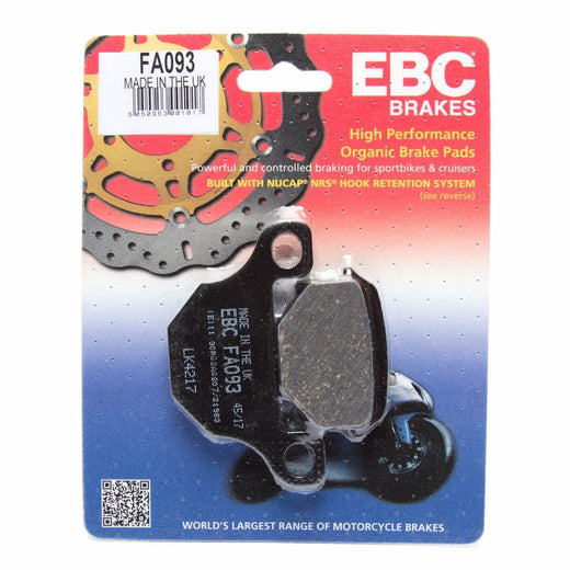 EBC Brakes Motorcycles Organic Brake Pad -  FA093