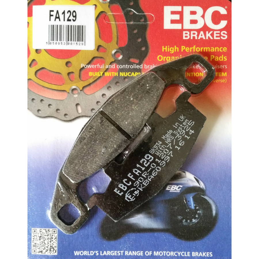 EBC Brakes Motorcycles Organic Brake Pad -  FA129
