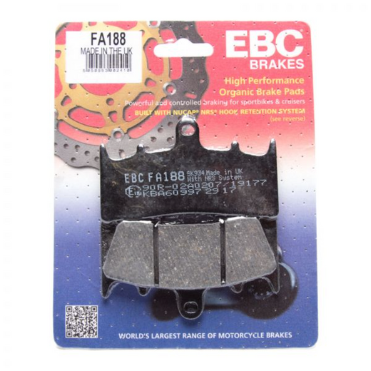 EBC Brakes Motorcycles Organic Brake Pad -  FA188