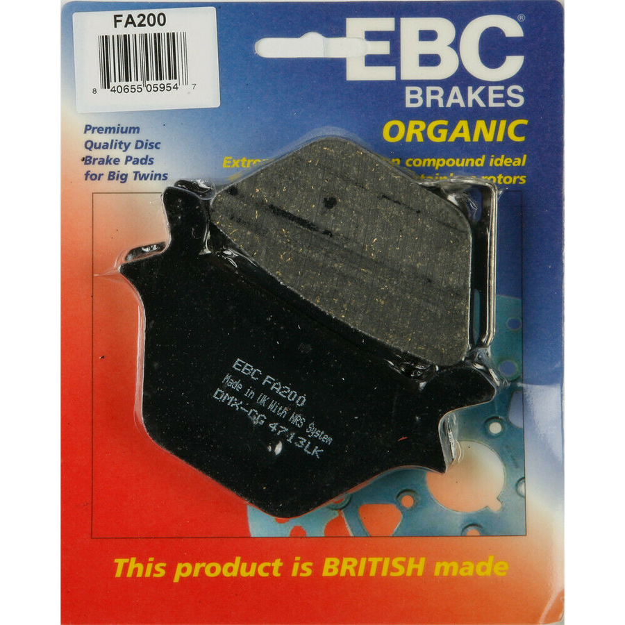 EBC Brakes Motorcycles Organic Brake Pad -  FA200