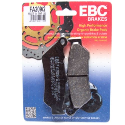 EBC Brakes Motorcycles Organic Brake Pad -  FA209/2