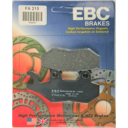EBC Brakes Motorcycles Organic Brake Pad -  FA215