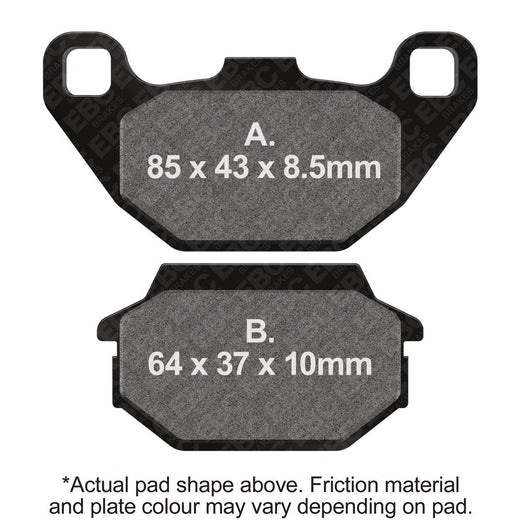 EBC Brakes Motorcycles Organic Brake Pad -  FA305