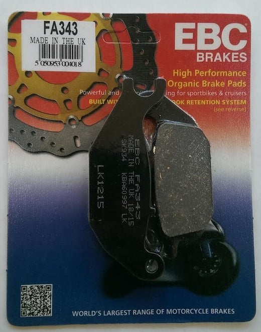 EBC Brakes Motorcycles Organic Brake Pad -  FA343