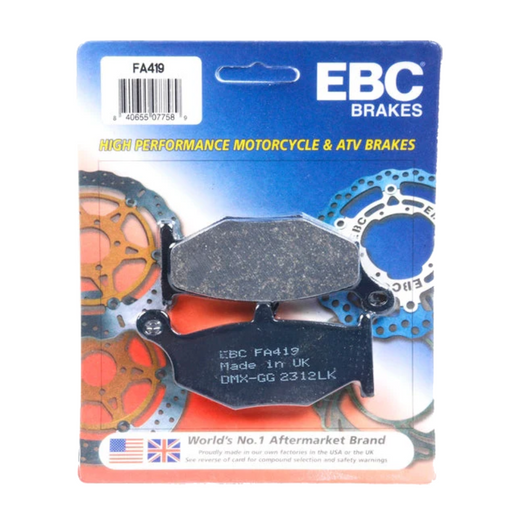 EBC Brakes Motorcycles Organic Brake Pad -  FA419