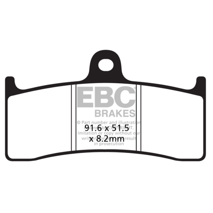 EBC Brakes Motorcycles Organic Brake Pad -  FA424