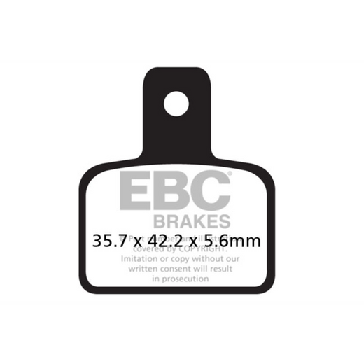 EBC Brakes Motorcycles Organic Brake Pad -  FA495
