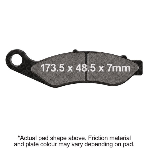 EBC Brakes Motorcycles Organic Brake Pad -  FA638