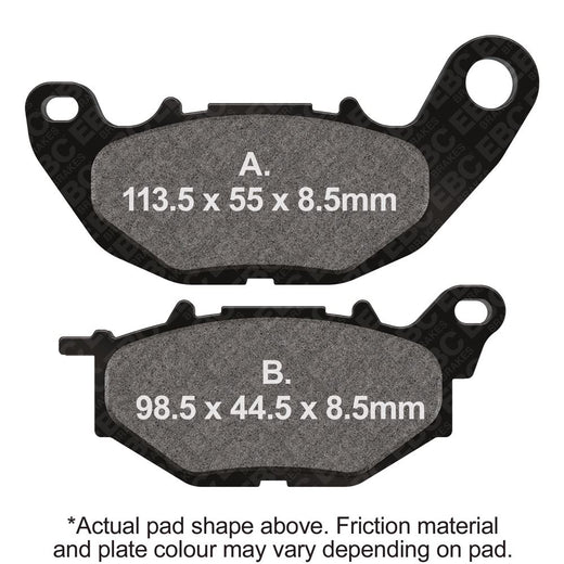 EBC Brakes Motorcycles Organic Brake Pad -  FA663