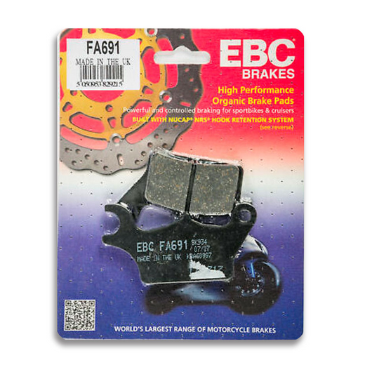 EBC Brakes Motorcycles Organic Brake Pad -  FA691
