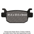 EBC Brakes Motorcycles Organic Brake Pad -  FA698
