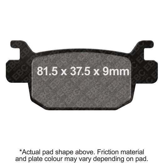 EBC Brakes Motorcycles Organic Brake Pad -  FA698
