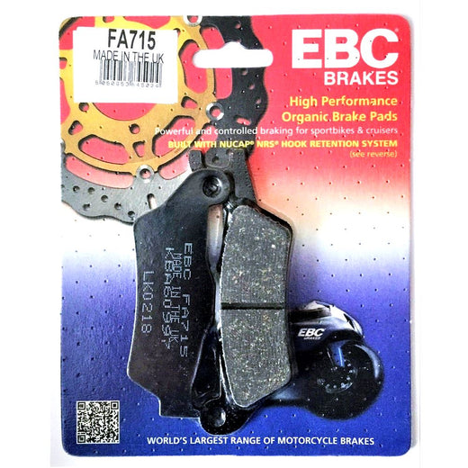 EBC Brakes Motorcycles Organic Brake Pad -  FA715