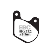 EBC Off Road Motorcycle Semi-Sintered Brake Pad FA072V with metal backing and friction surface for off-road braking performance.