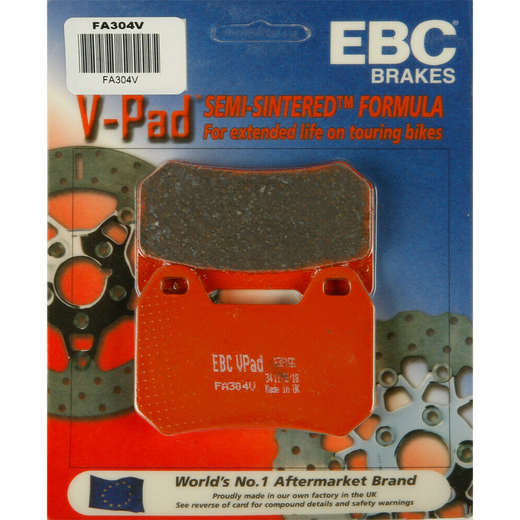 EBC Brakes Off Road Motorcycles Semi-Sintered Brake Pad - FA304V