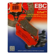 EBC Off Road Motorcycle Semi-Sintered Brake Pad FA363V with metal backing and friction material for off-road biking.