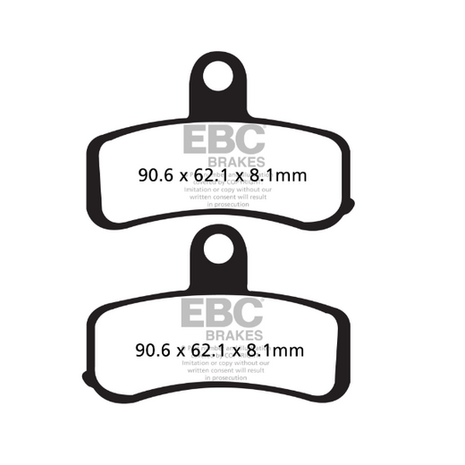 EBC Brakes Off Road Motorcycles Semi-Sintered Brake Pad - FA457VLD