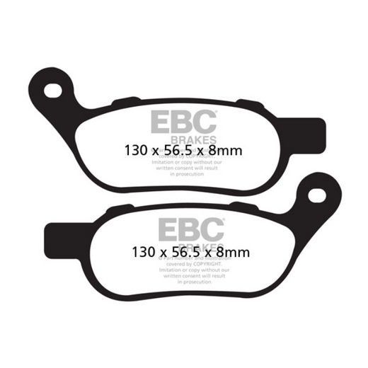 EBC Brakes Off Road Motorcycles Semi-Sintered Brake Pad - FA458VLD