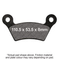 EBC Brakes Off Road Motorcycles Semi-Sintered Brake Pad - FA473V