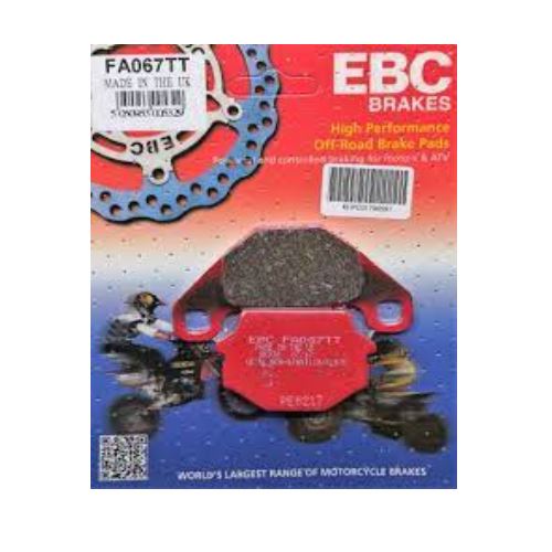 EBC Brakes Off Road Motorcycles TT Hybrid Carbon Brake Pad - FA067TT