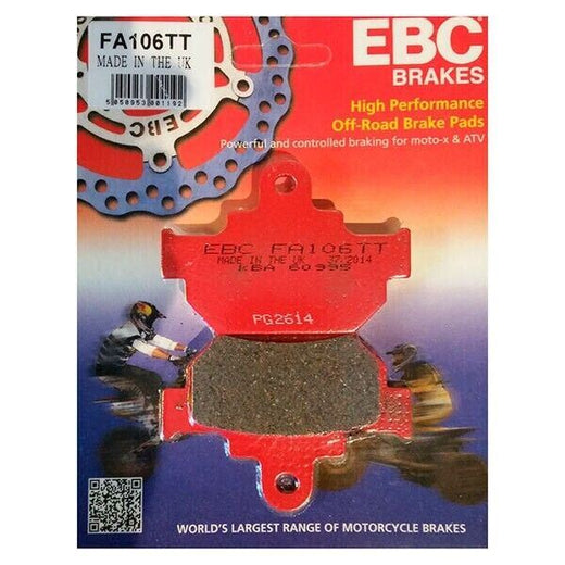 EBC Brakes Off Road Motorcycles TT Hybrid Carbon Brake Pad - FA106TT