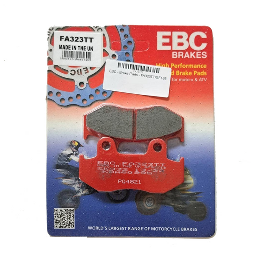 EBC Brakes Off Road Motorcycles TT Hybrid Carbon Brake Pad - FA323TT
