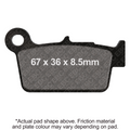 EBC Brakes Off Road Motorcycles TT Hybrid Carbon Brake Pad - FA367/2TT