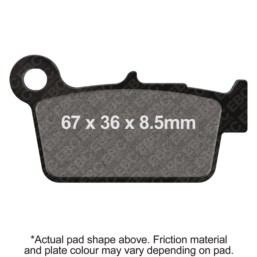 EBC Brakes Off Road Motorcycles TT Hybrid Carbon Brake Pad - FA367/2TT