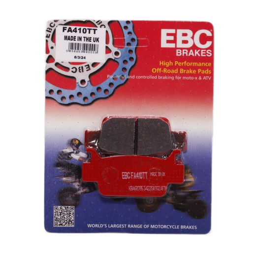 EBC Brakes Off Road Motorcycles TT Hybrid Carbon Brake Pad - FA410TT