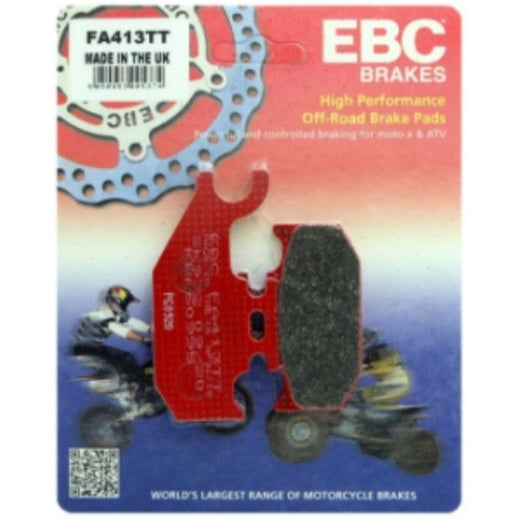EBC Brakes Off Road Motorcycles TT Hybrid Carbon Brake Pad - FA413TT
