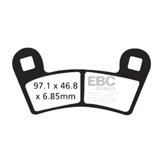 EBC Brakes Off Road Motorcycles TT Hybrid Carbon Brake Pad - FA456TT